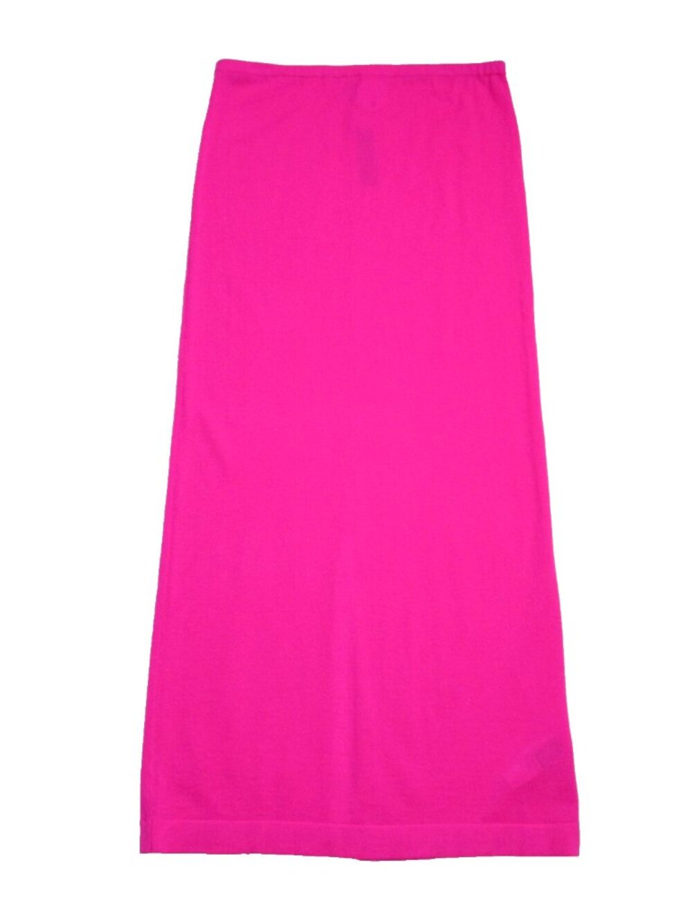 NWT J.Crew Featherweight Cashmere Column Maxi Neon Bougainvillea Flash Skirt L - Picture 4 of 7